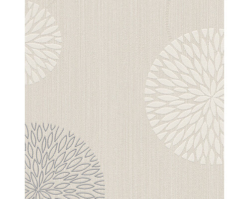 A.S. CR&Eacute;ATION Vliesbehang 93791-2 Casual Living cirkels beige