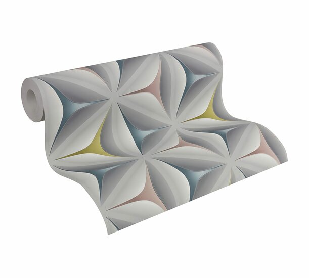 A.S. CR&Eacute;ATION Vliesbehang 93791-2 Casual Living cirkels beige