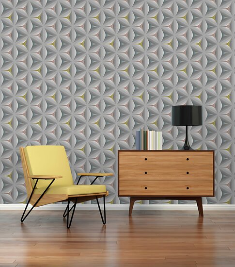 A.S. CR&Eacute;ATION Vliesbehang 93791-2 Casual Living cirkels beige
