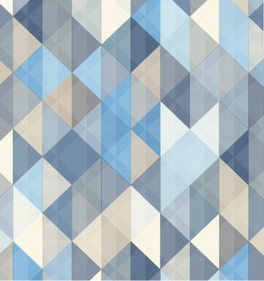 ART DECO MANSION  soft waveskoper met diamond dust  vinyl op vlies